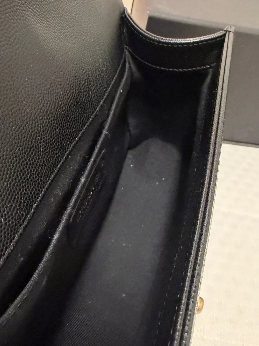 CHANEL Black Quilted Boy Shoulder Bag with Gold Hardware